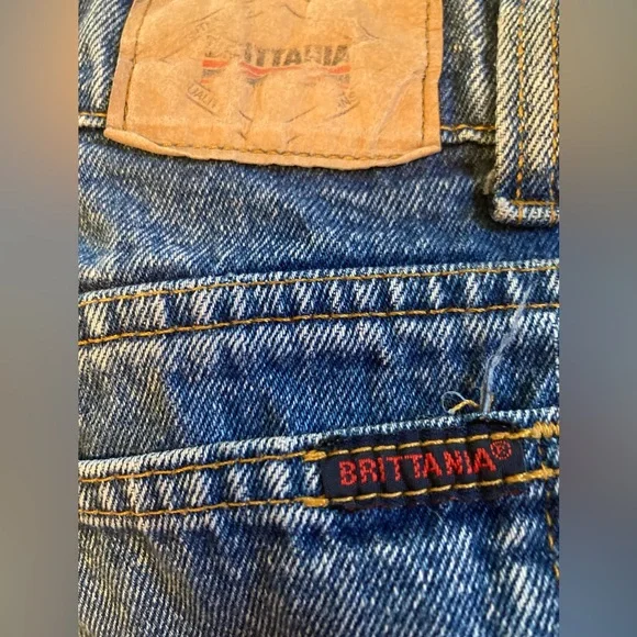 Size 30 Vintage Men’s  Brittania Jeans Authentic 100% Cotton Quality Jeans - Picture 4 of 4